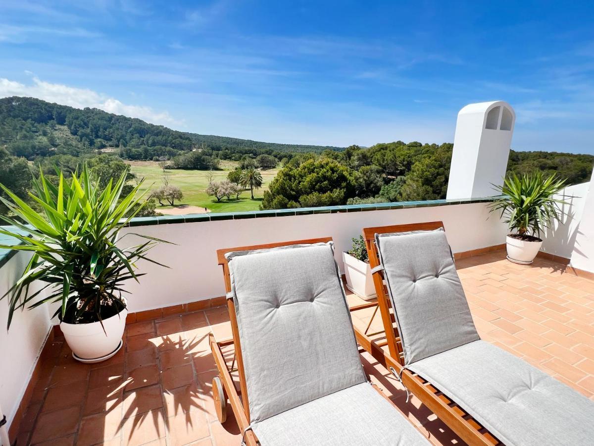 Apartamento Atardecer En Menorca Son Parc Vista Al Campo De Golf Exterior photo