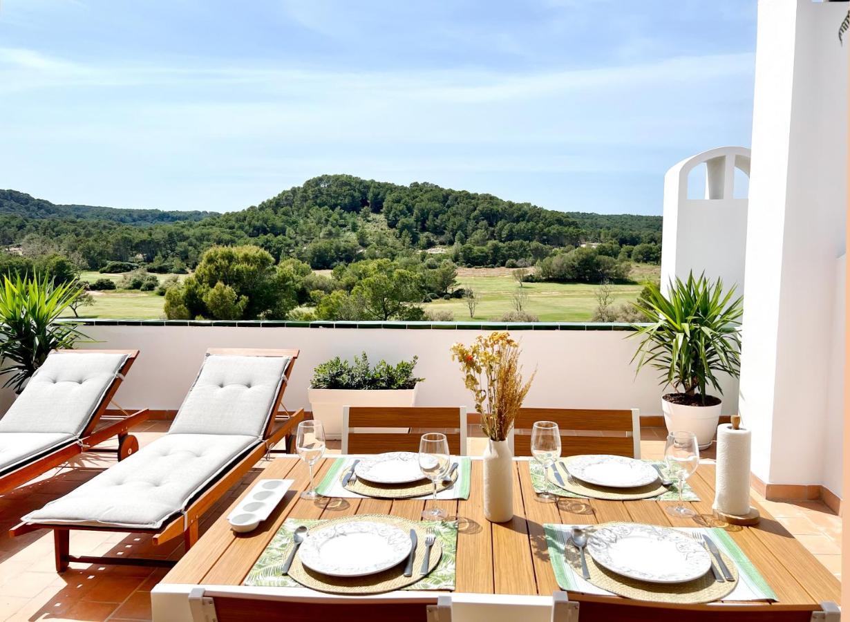 Apartamento Atardecer En Menorca Son Parc Vista Al Campo De Golf Exterior photo