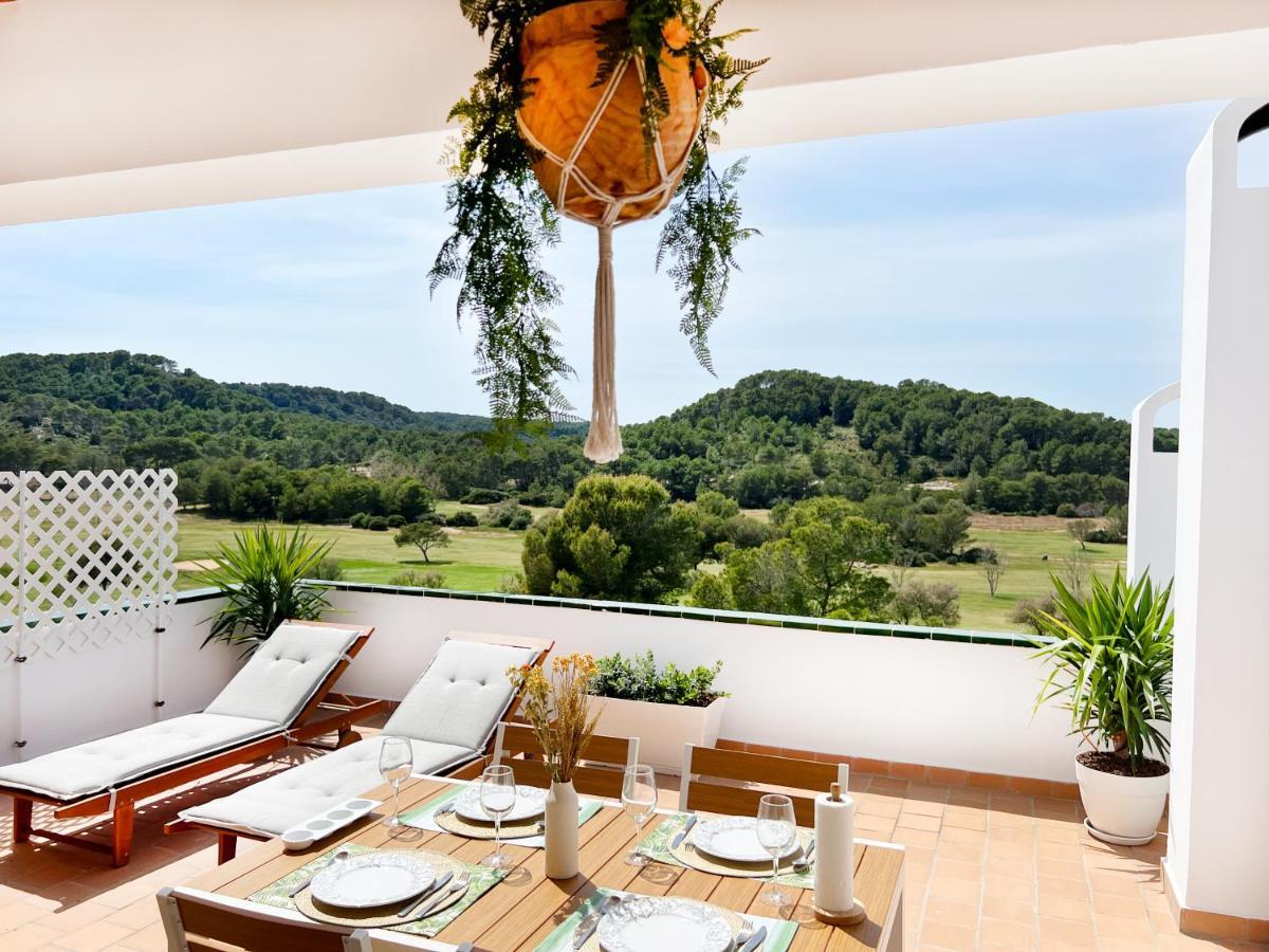 Apartamento Atardecer En Menorca Son Parc Vista Al Campo De Golf Exterior photo